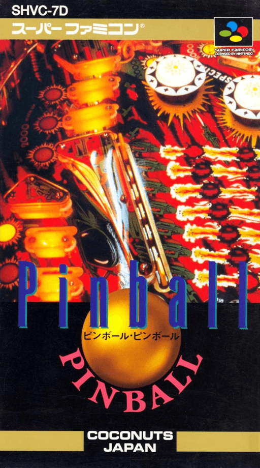 Pinball Pinball box art for Super Famicom